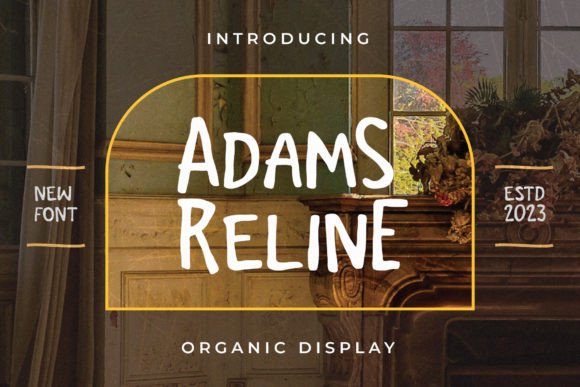 Adams Reline Font Review: Organic Elegance for Brand Identity