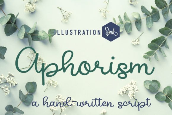 Aphorism: The Handwritten Font That Adds Charm to Every Craft and Product