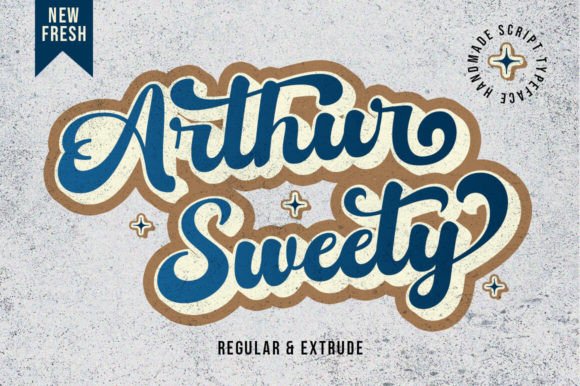 Arthur Sweety: A Modern Script Font That Elevates Small Business Branding