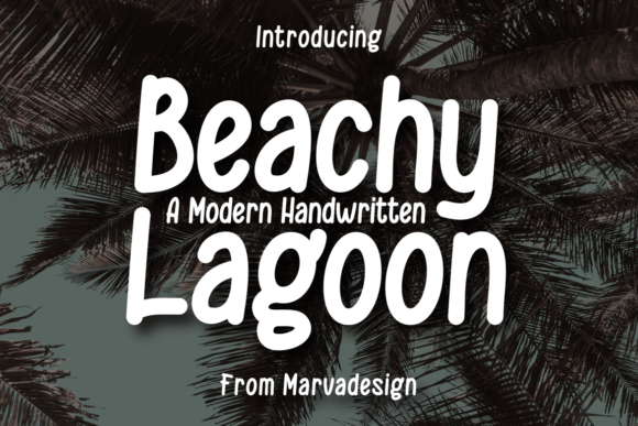 Beachy Lagoon Font for Web Design and Branding