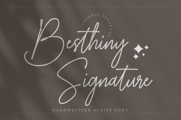 Besthiny Signature Font for Elegant Business Branding