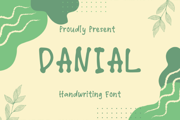 Danial Font: A Handwritten Typeface for Digital Campaigns