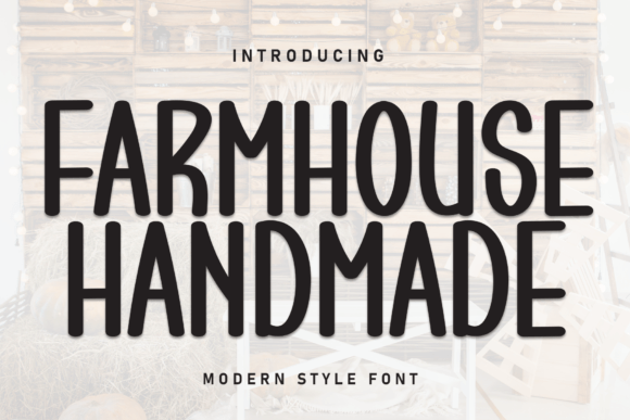 Farmhouse Handmade: A Warm, Handwritten Font for Editorial Charm