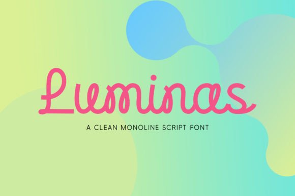 Luminas Font: Modern Script for Clear Campaigns