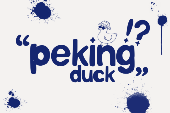 Peking Duck Font: Adding Editorial Charm to Layouts