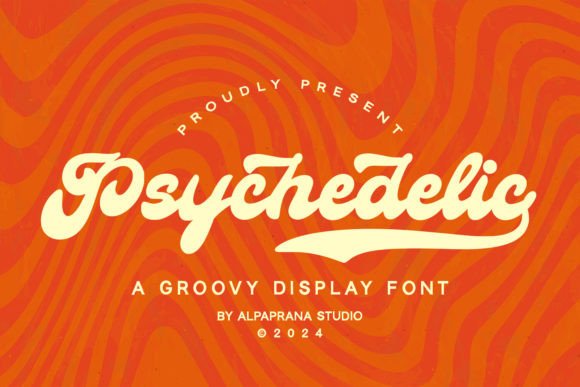 Psychedelic Font: A Groovy Script for Editorial Design