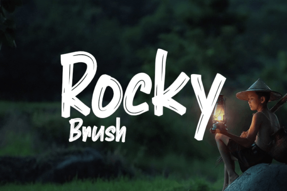 Rocky Brush Font: Bold Typography for Scroll-Stopping Digital Campaigns