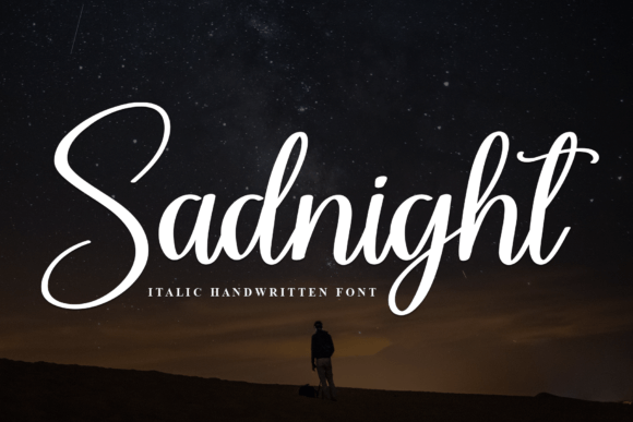 Sadnight Font: Elevating Editorial Design with Handwritten Charm
