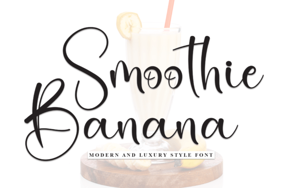 Smoothie Banana Font: Editorial Elegance for Modern Layouts