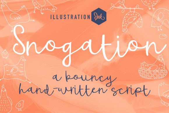 Snogation: A Playful Handwritten Font for Editorial Charm